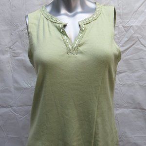 Basic Editions Mint Green Tank Top